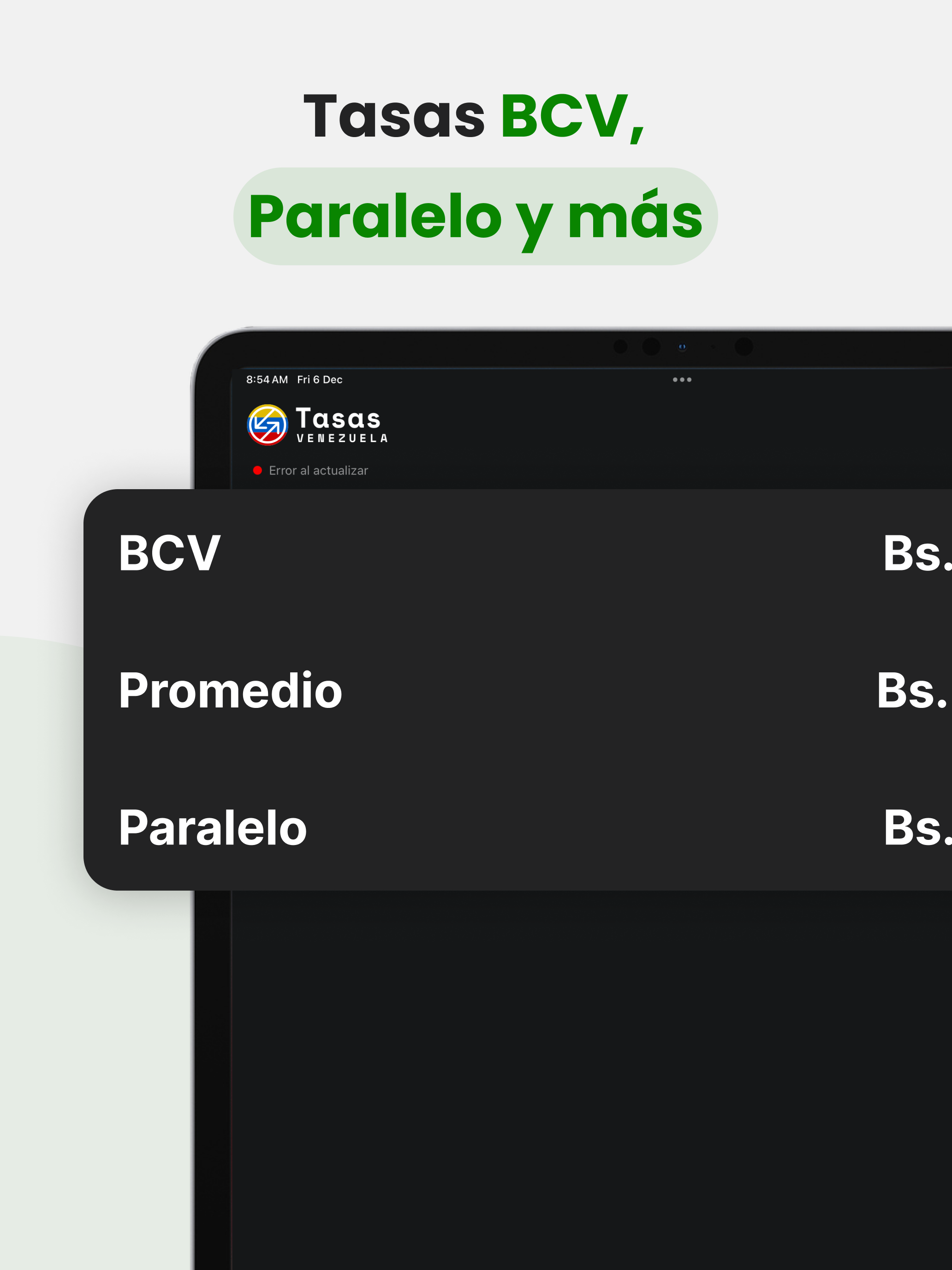 Tasas Venezuela