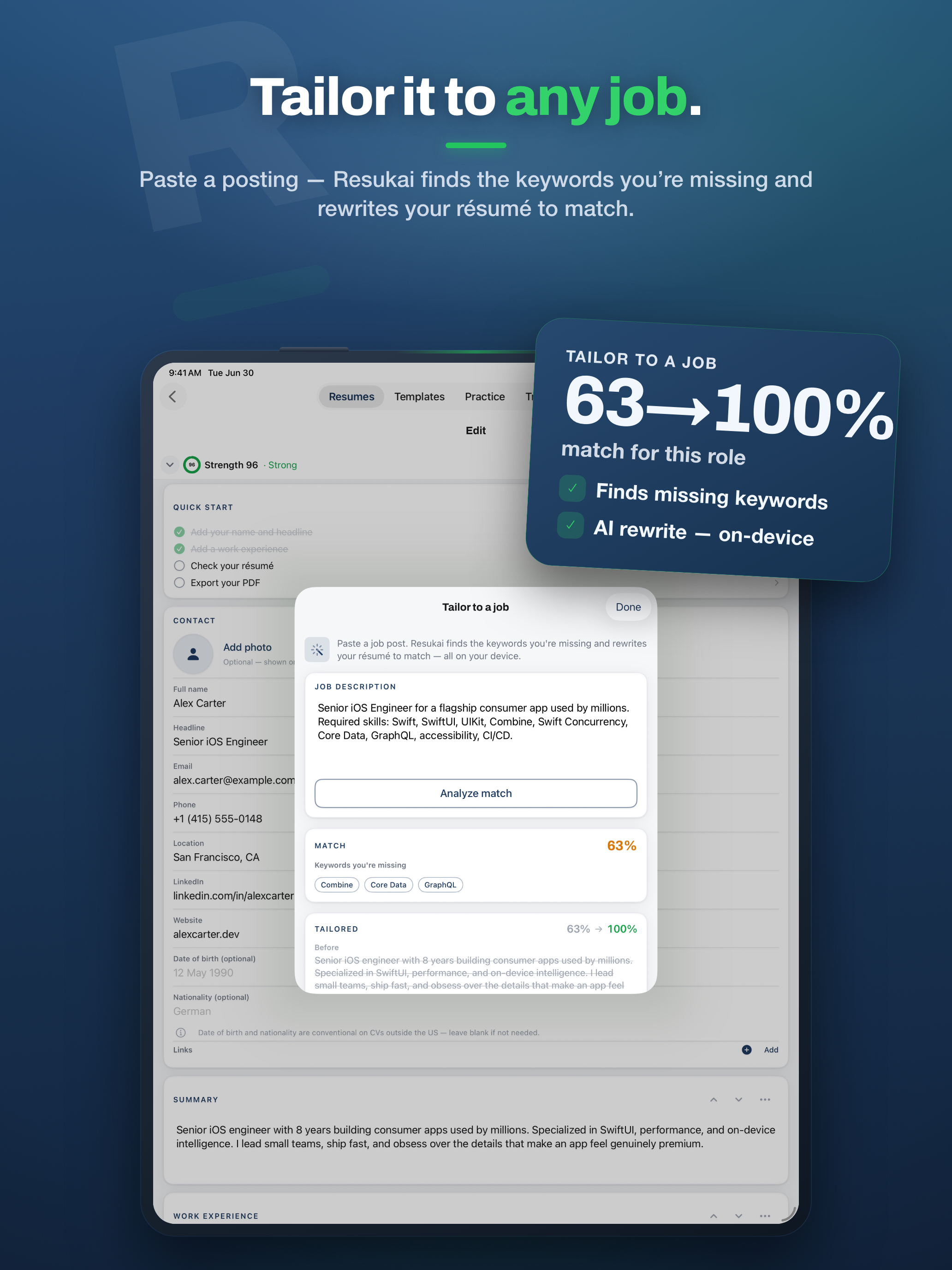 Resukai: Resume Builder screenshot 10