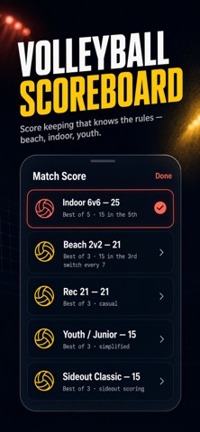 Volleyball score keeper: Live Screenshot 3 of 5