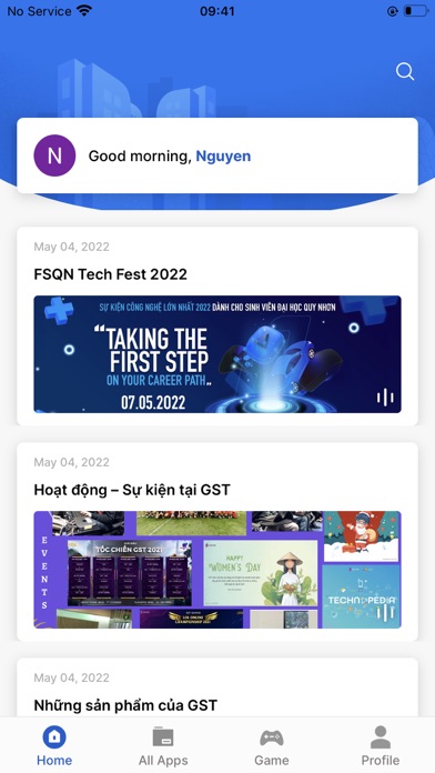 myFPT Screenshot
