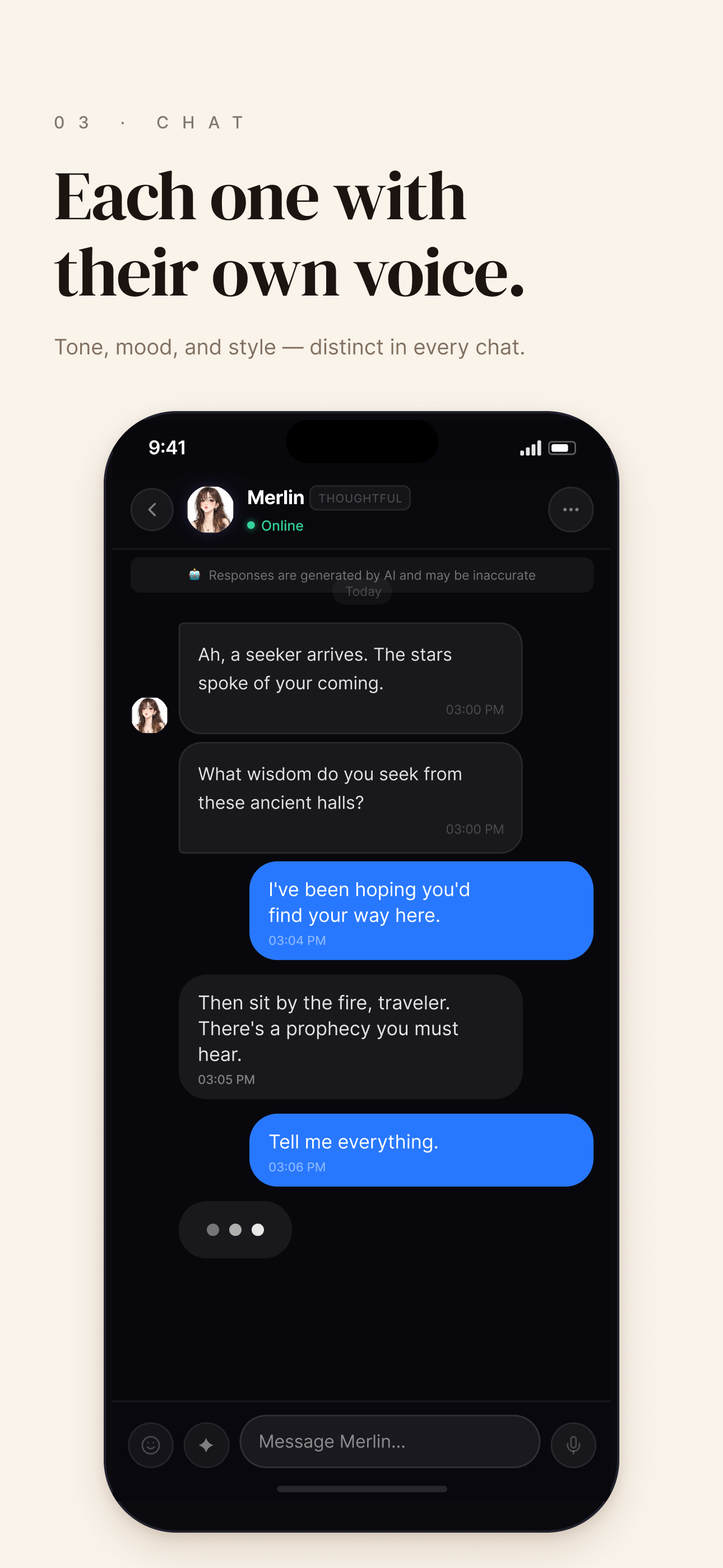 Mythos AI: Chat, Story Visuals screenshot 3