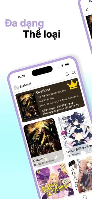 E-Novels iPhone screenshot 1