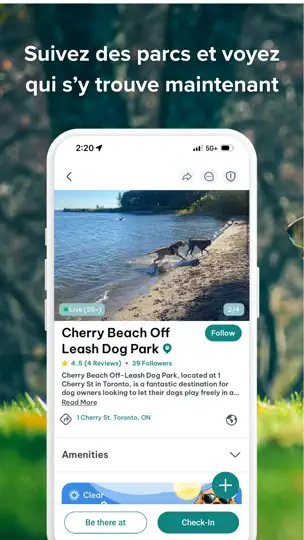 Capture d'écran de DogPack: Lieux Pour Chiens sur iPhone 4