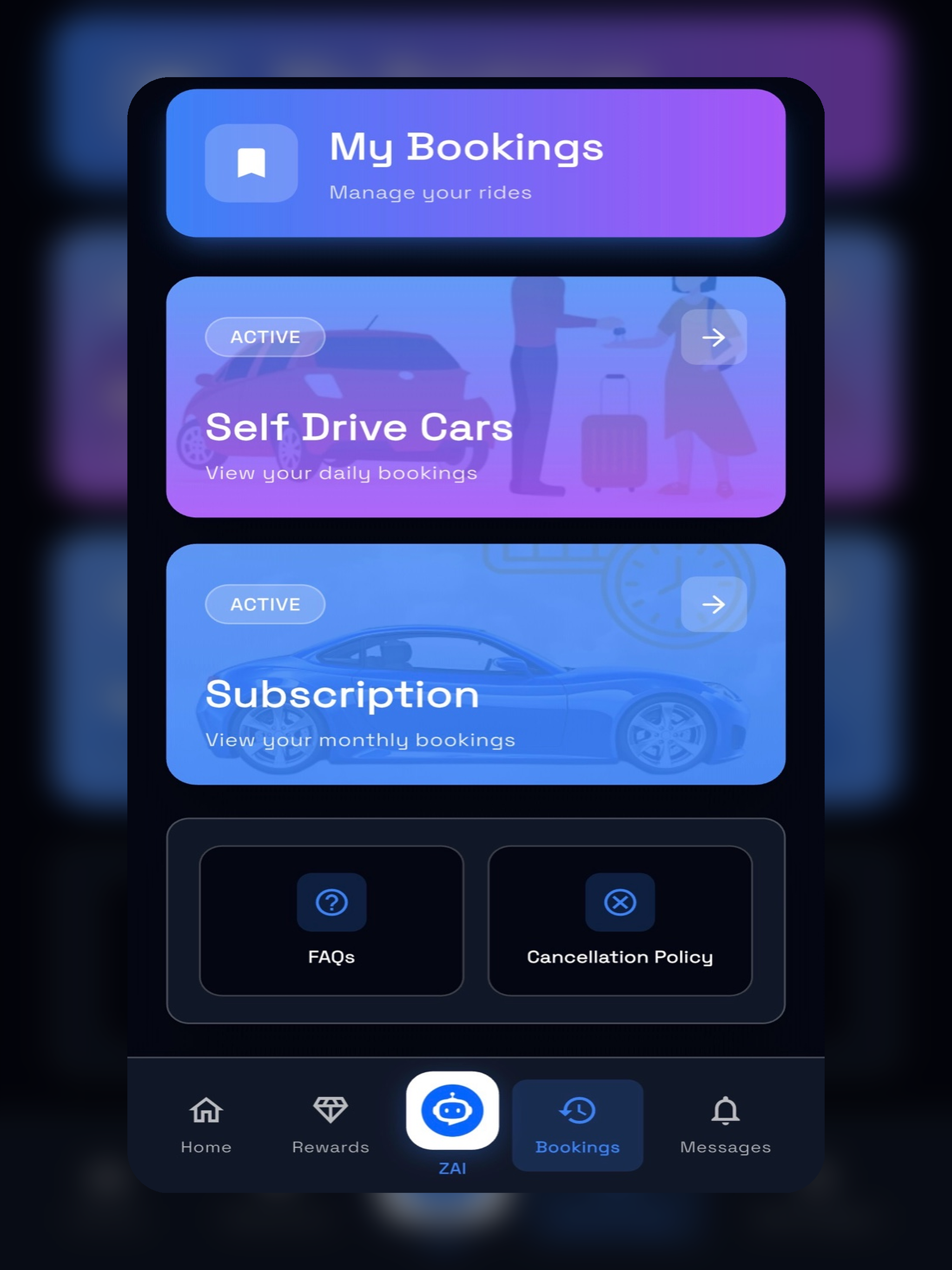 ZYMO: Self Drive Car Rental