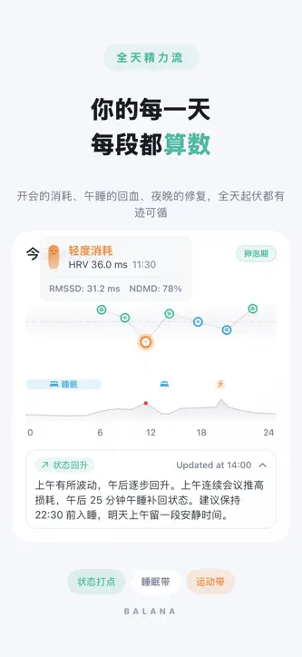 Balana-身心状态与睡眠恢复 screenshot 2
