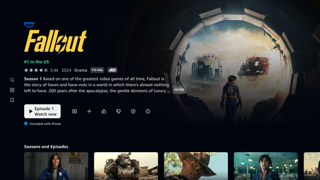 Amazon Prime Video Screenshot