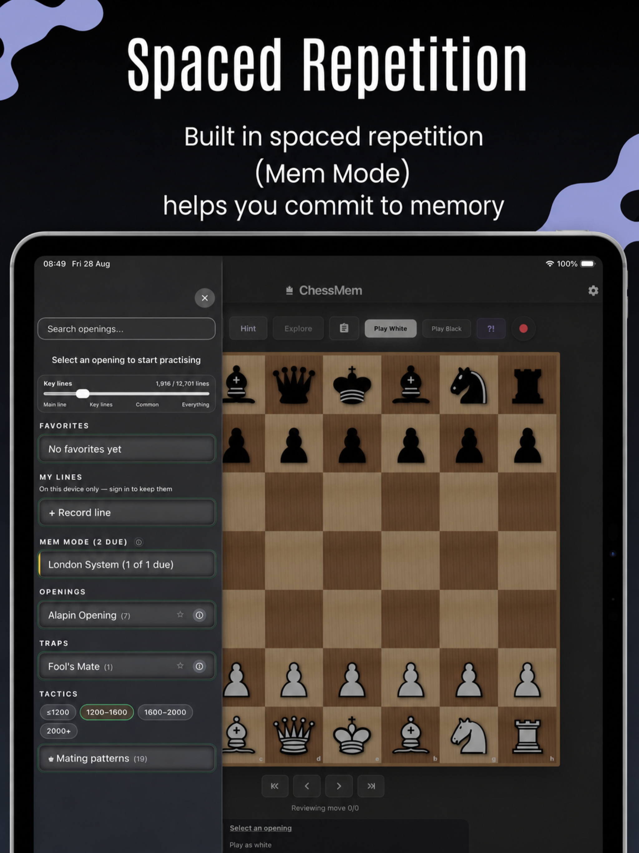 ChessMem: Chess Openings screenshot 8