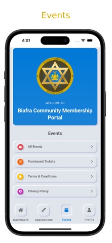 Biafra Community Portal screenshot
