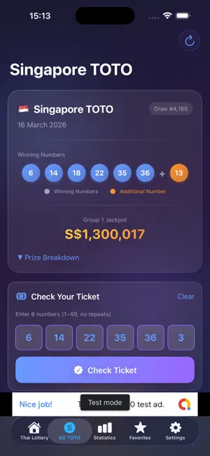 Thai Lotto + Toto SG screenshot 2