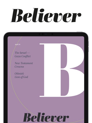Believer Magazine iPad screenshot