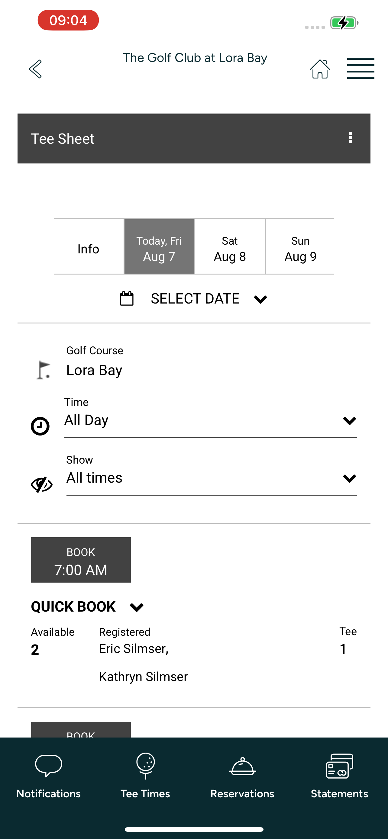 Lora Bay Golf Club screenshot 2