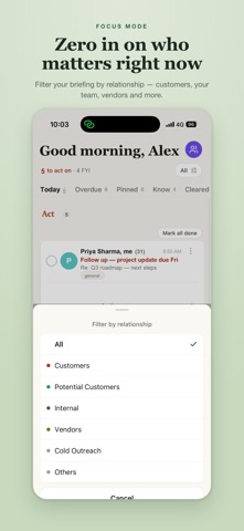 EmailZap: Smart inbox briefing Screenshot 2 of 6