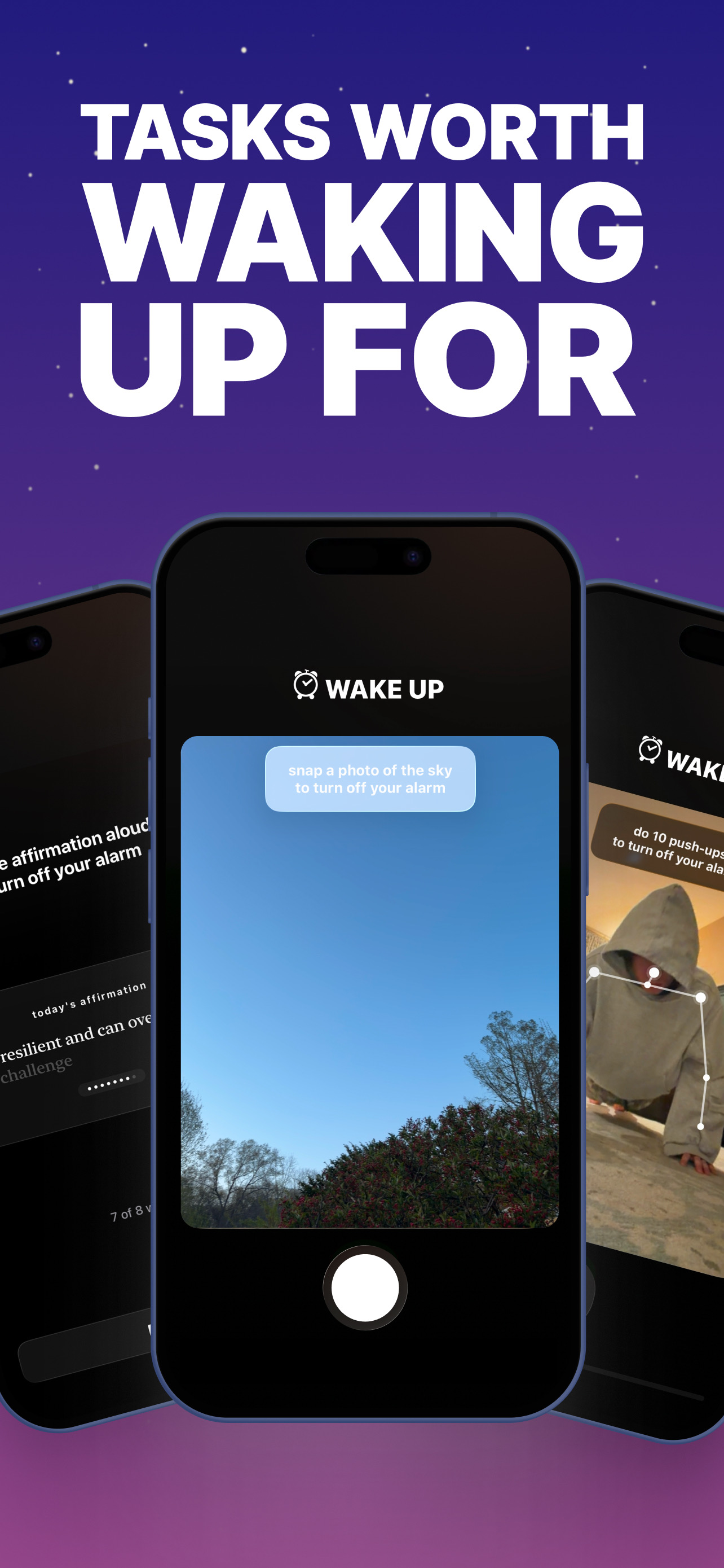 WAKE UP: stop snoozing