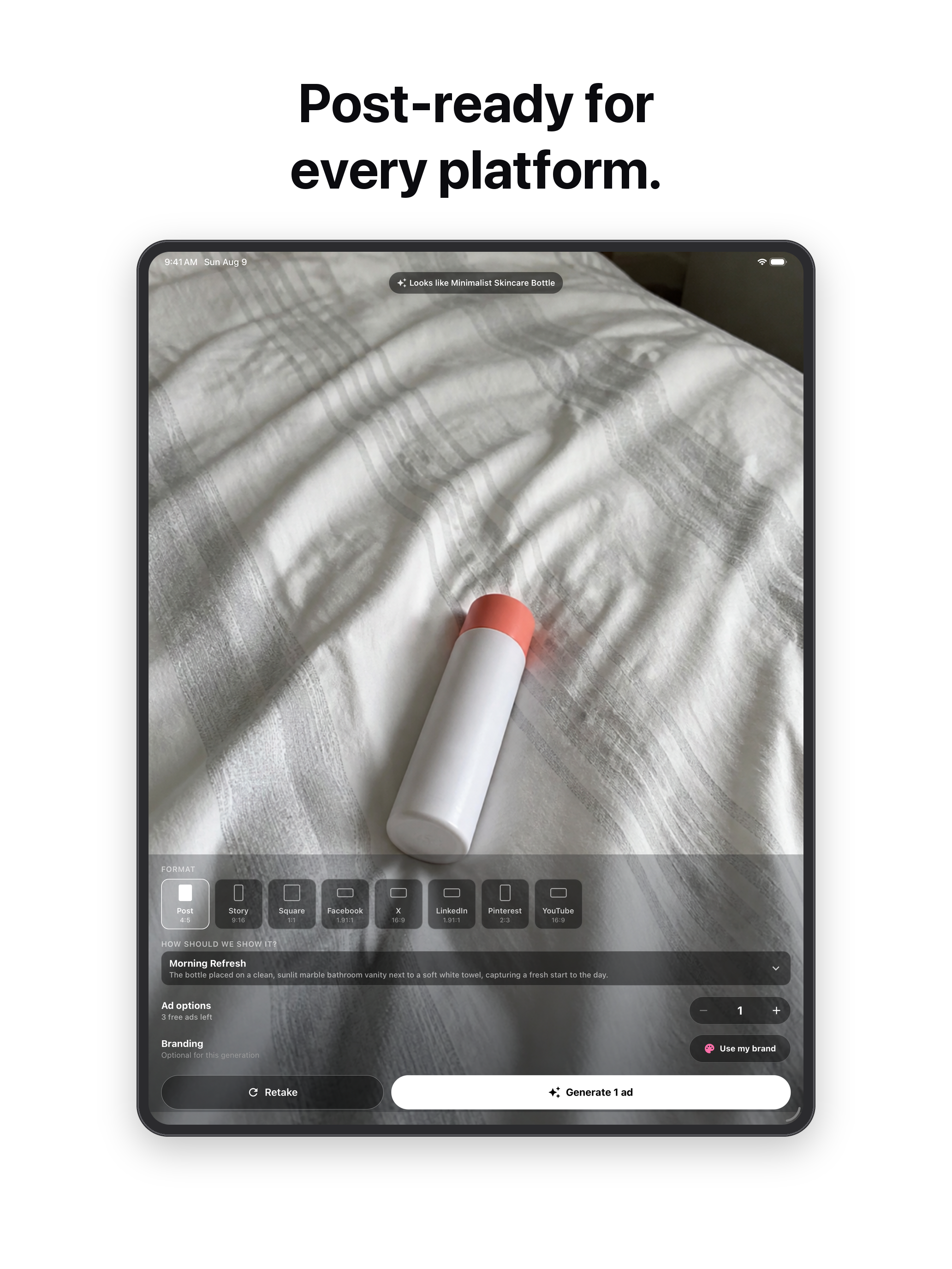 Brandcaster: AI Ad Generator screenshot 12