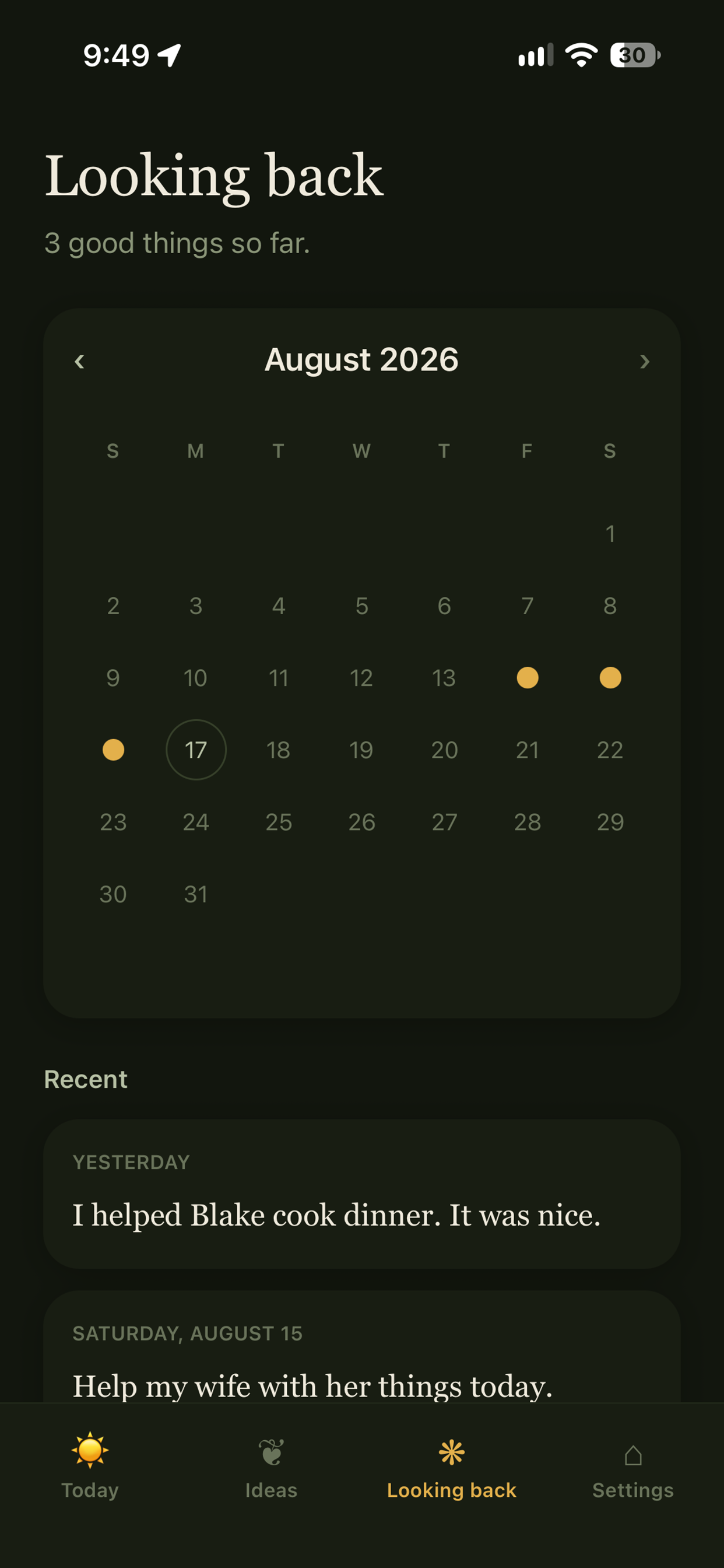 One Good Thing Today screenshot 4