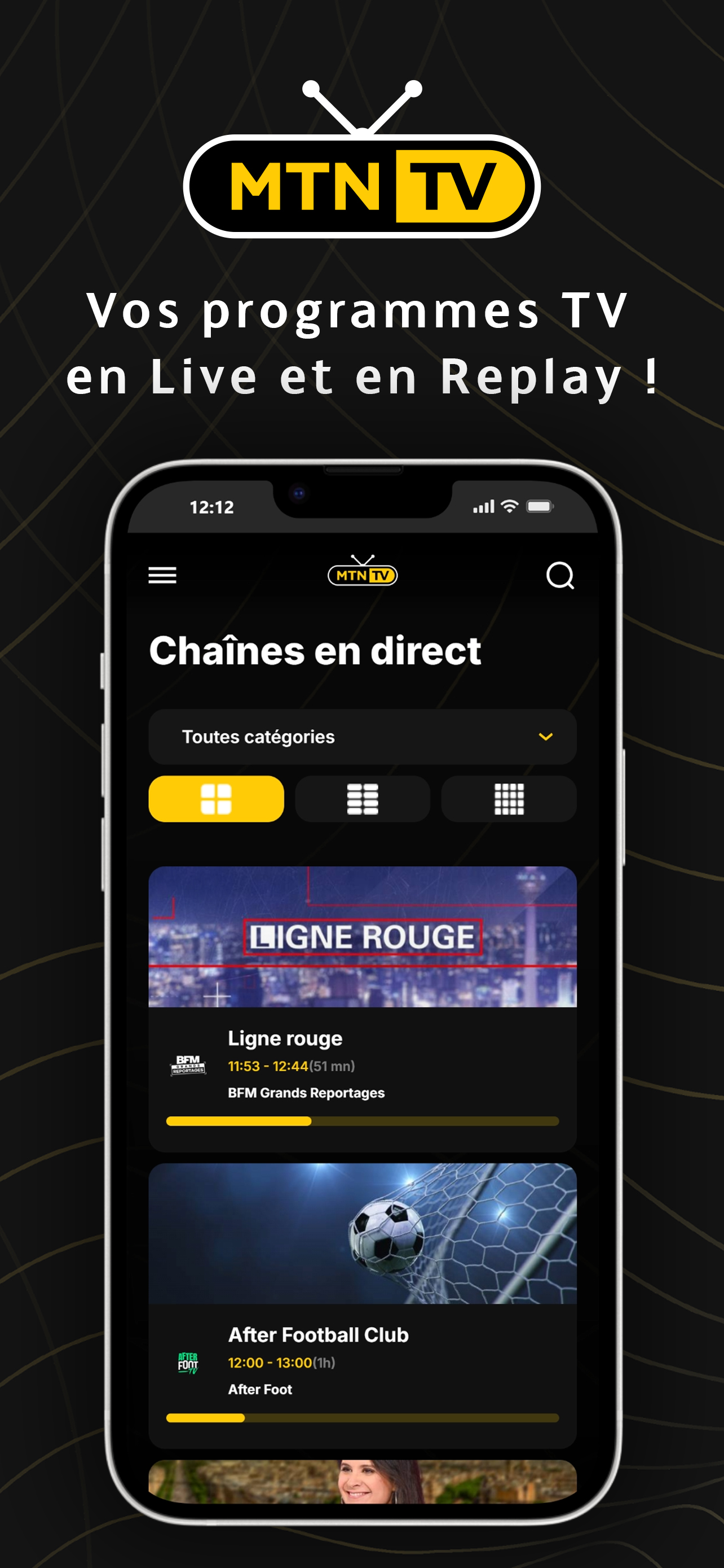 MTN TV : TV en streaming