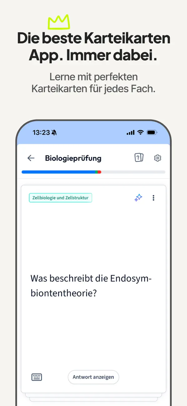 StudySmarter: KI Lernapp iPhone App Screenshot 5 – Bildung