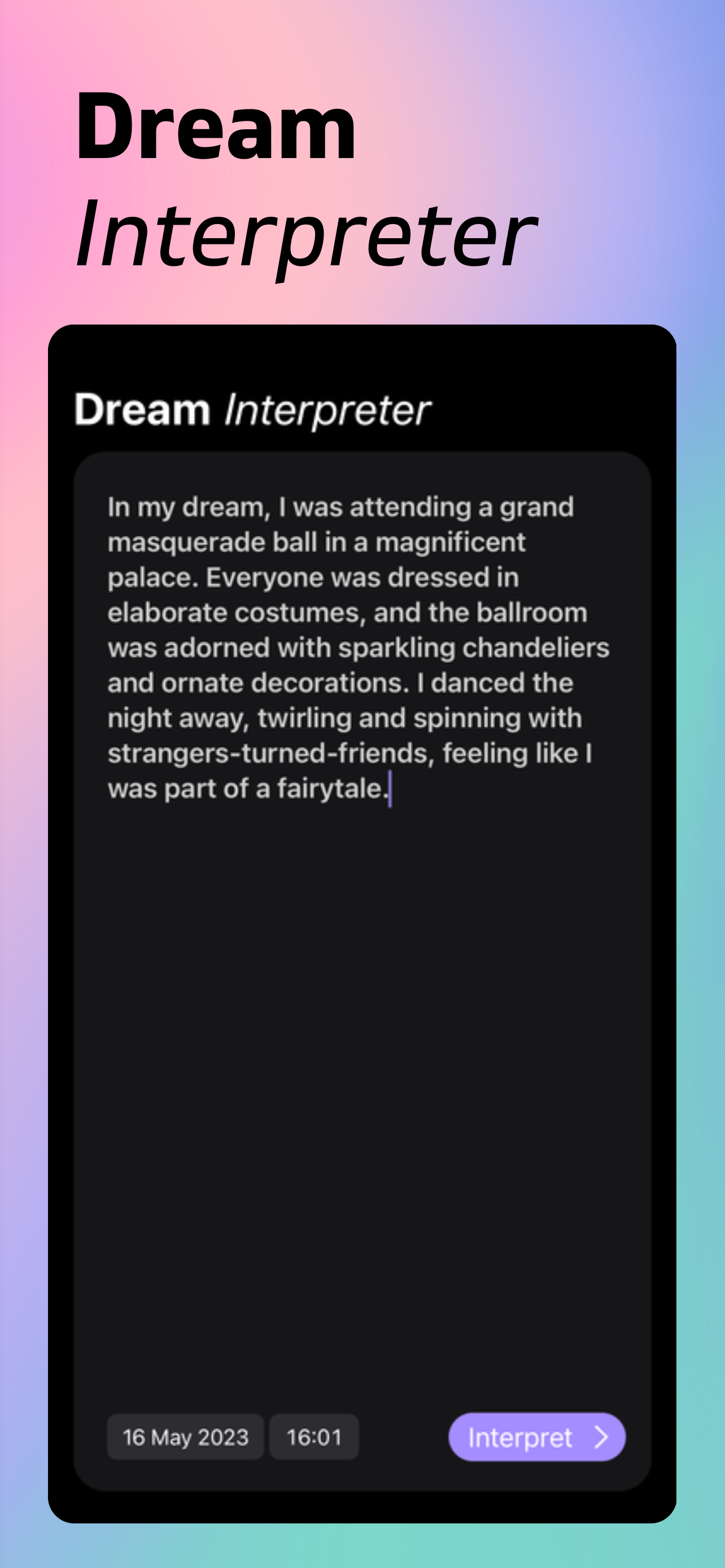 Dream Interpretation - Journal screenshot 2