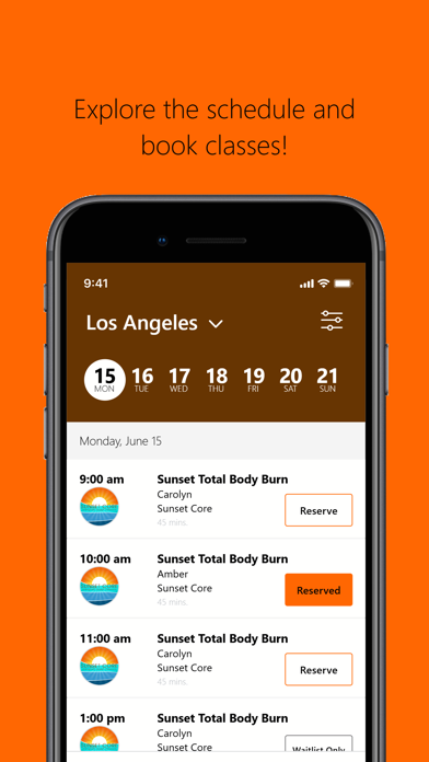 Sunset Core iPhone screenshot 3 - Health & Fitness app