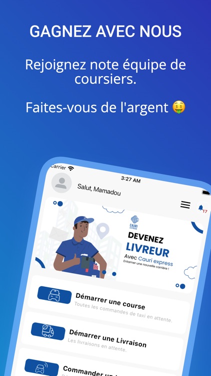 Cauri Express - Taxi & Colis screenshot-7