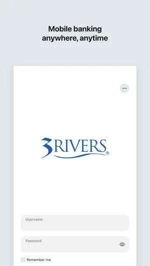3Rivers Mobile Banking screenshot 1