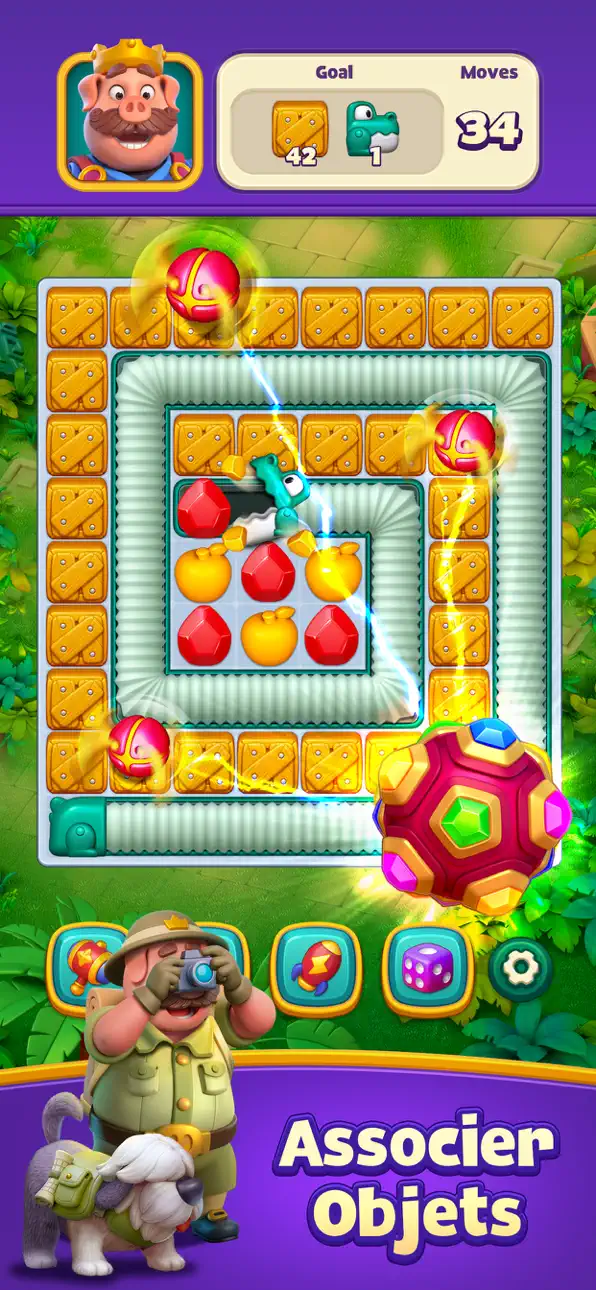 Piggy Kingdom - Match 3 Games Hack screenshot 5 - iOS game interface