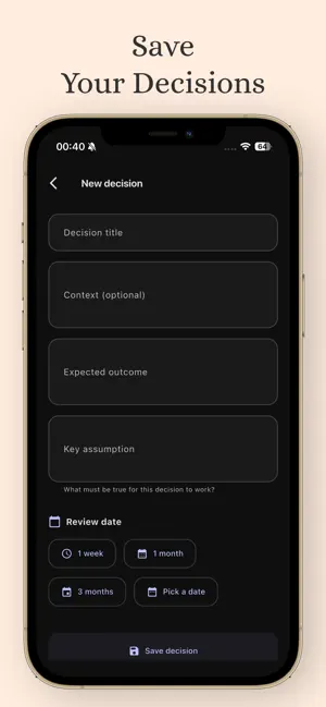 AI Decision: Decision Log screenshot 3