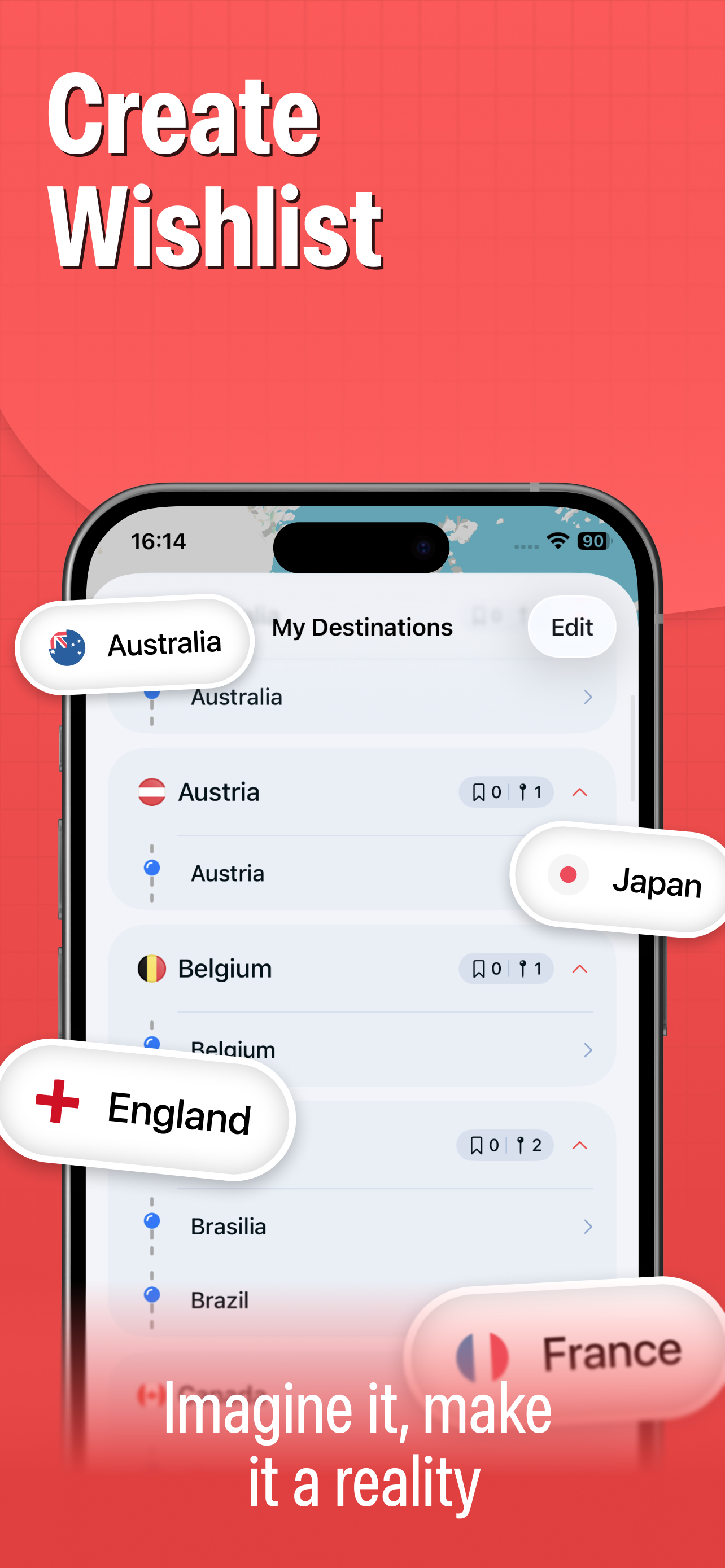 Pin Traveler: Track Travel Map