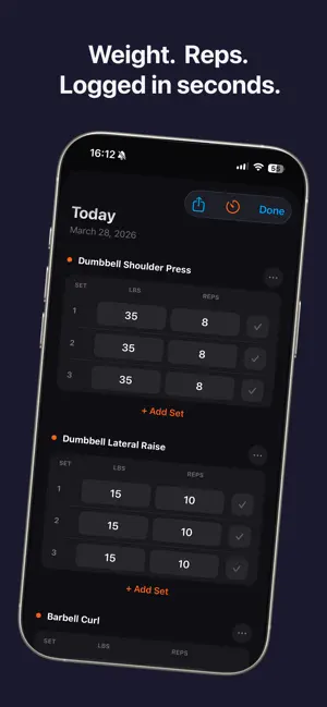Muscle Gym Diary screenshot 2