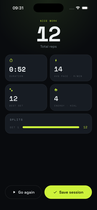 IronCount - Push-Up Counter Screenshot 4 of 7