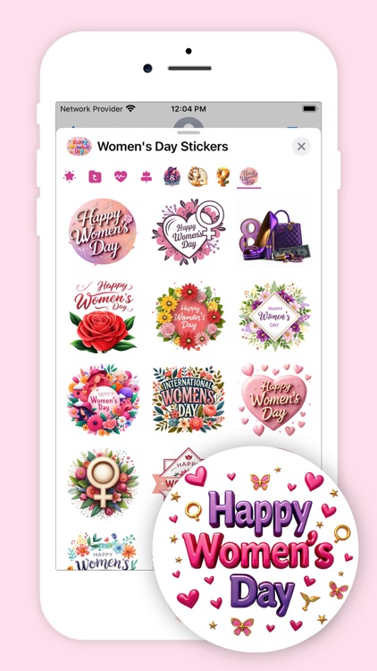 Women's Day iStickers screenshot-3