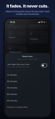 Hush: Baby Sleep Sounds iPhone screenshot