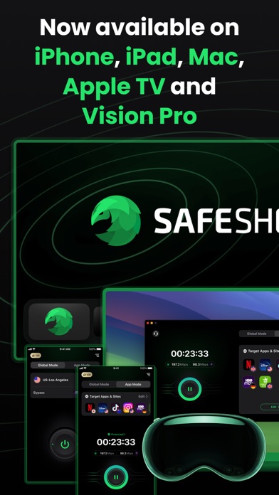 SafeShell VPN - Stream Freedom Screenshot