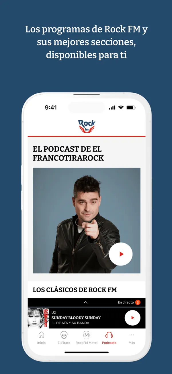 #2. RADIO ROCK FM (iOS) By: RADIO POPULAR, S.A. - COPE