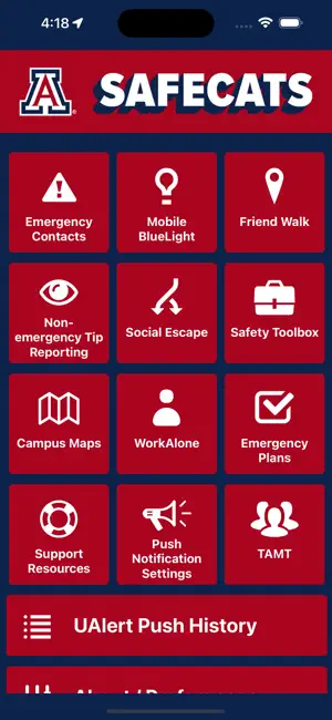 SafeCats-University of Arizona screenshot 1