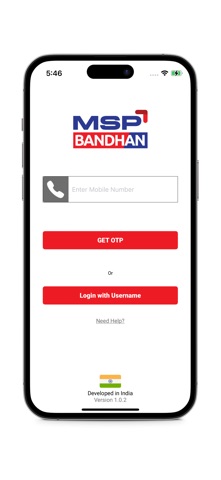 MSP Bandhan App screenshot