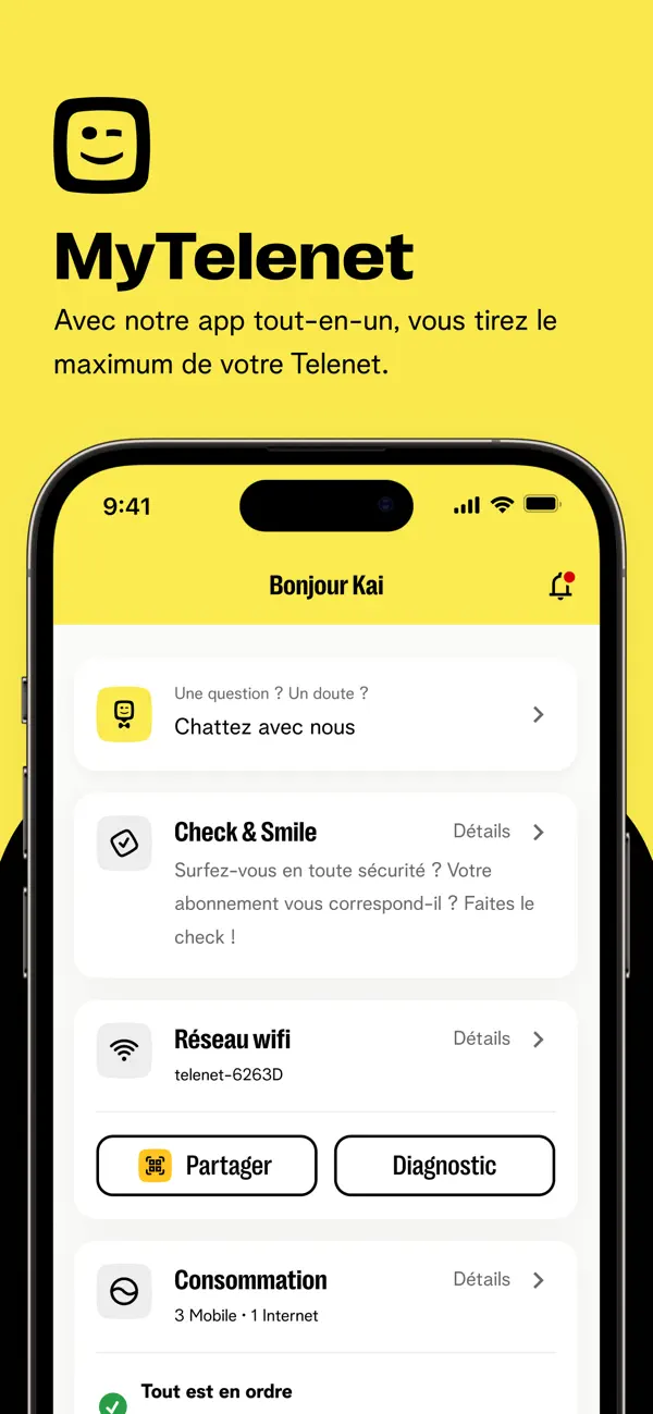 Screenshot #1 pour MyTelenet