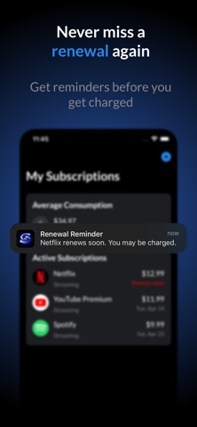 Subscall: Subscription Tracker Screenshot 4 of 5