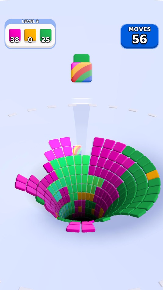 #1. Tetri Hole (iOS) 由: Bugbomb