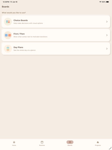 MyVisualRoutine: Autism & ADHD iPad screenshot