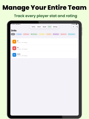 Soccer Coach Tactic Board : Ai iPad screenshot