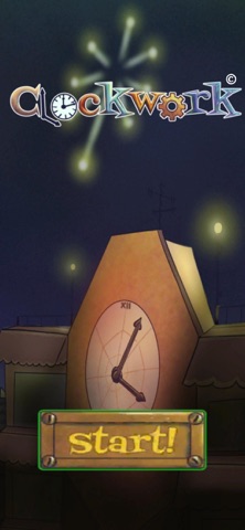 Clockwork word game iPhone screenshot