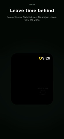 DIVE IN: Deep Work Ritual iPhone screenshot