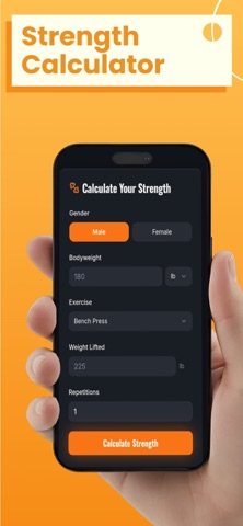 Strength-Calculator screenshot