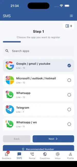 Temp Number – Receive SMS screenshot 3