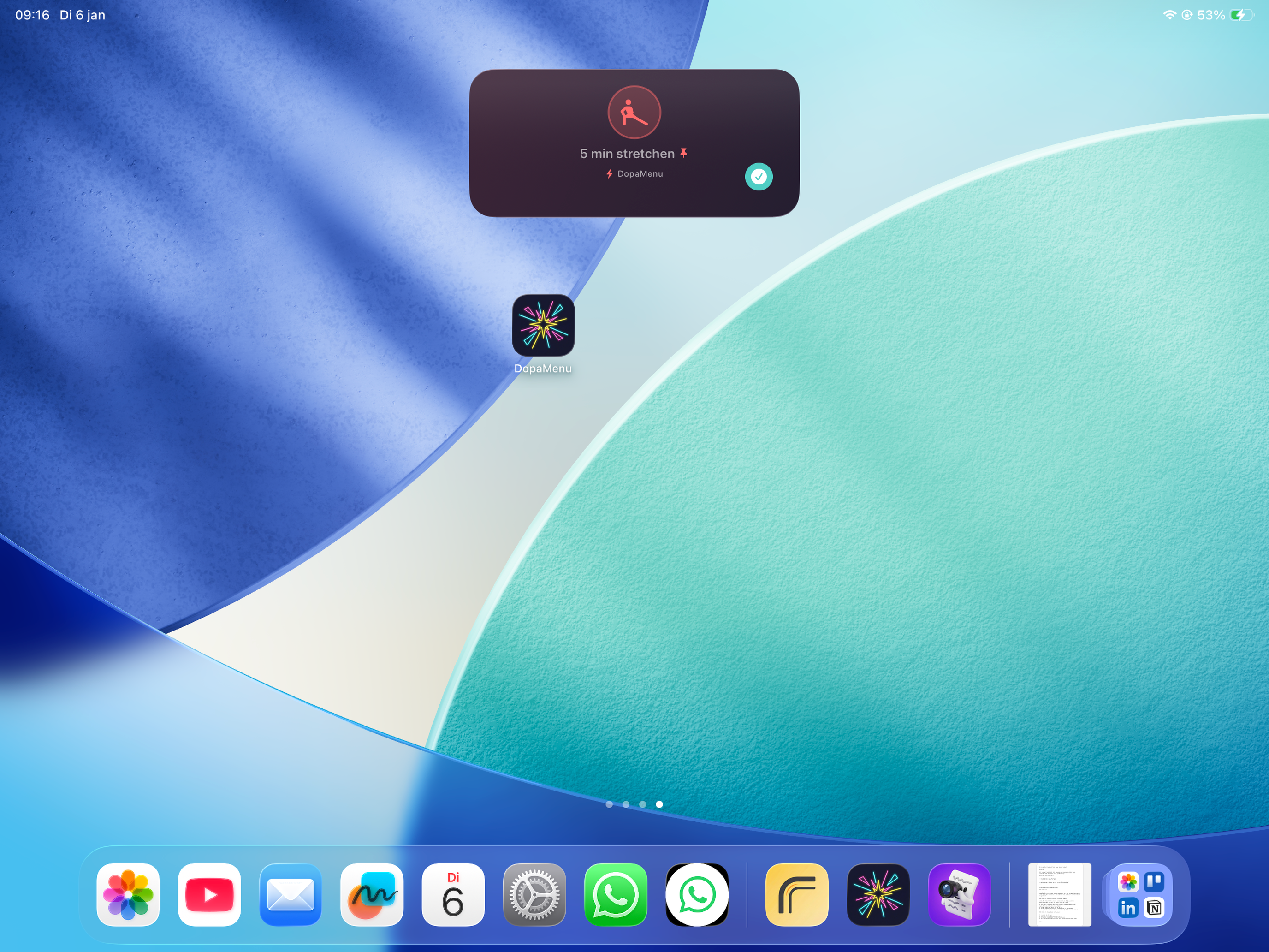DopaMenu: Dopamine Planner