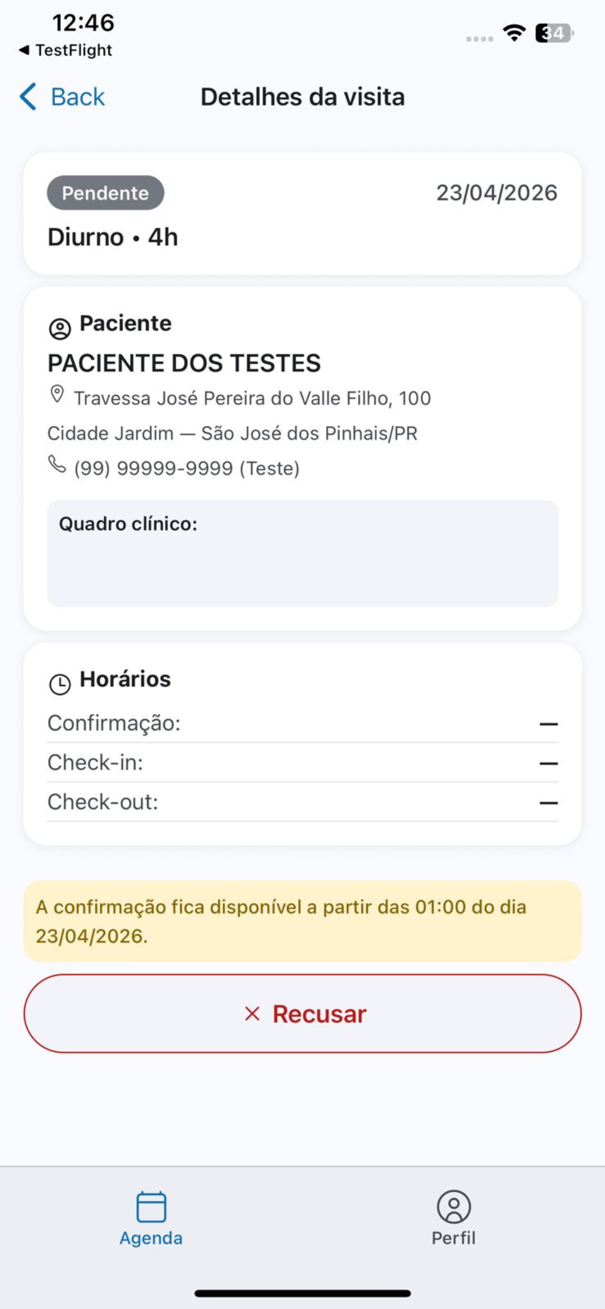 GP Saúde - Check-in screenshot 3