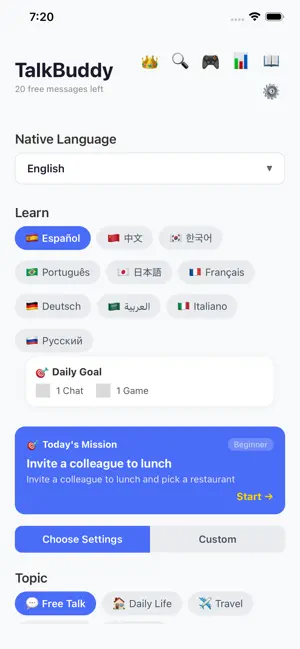 TalkBuddy - AI Language Chat screenshot 2