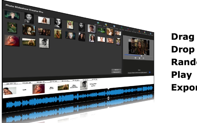 Screenshot #1 pour Photo Slideshow Creator Pro