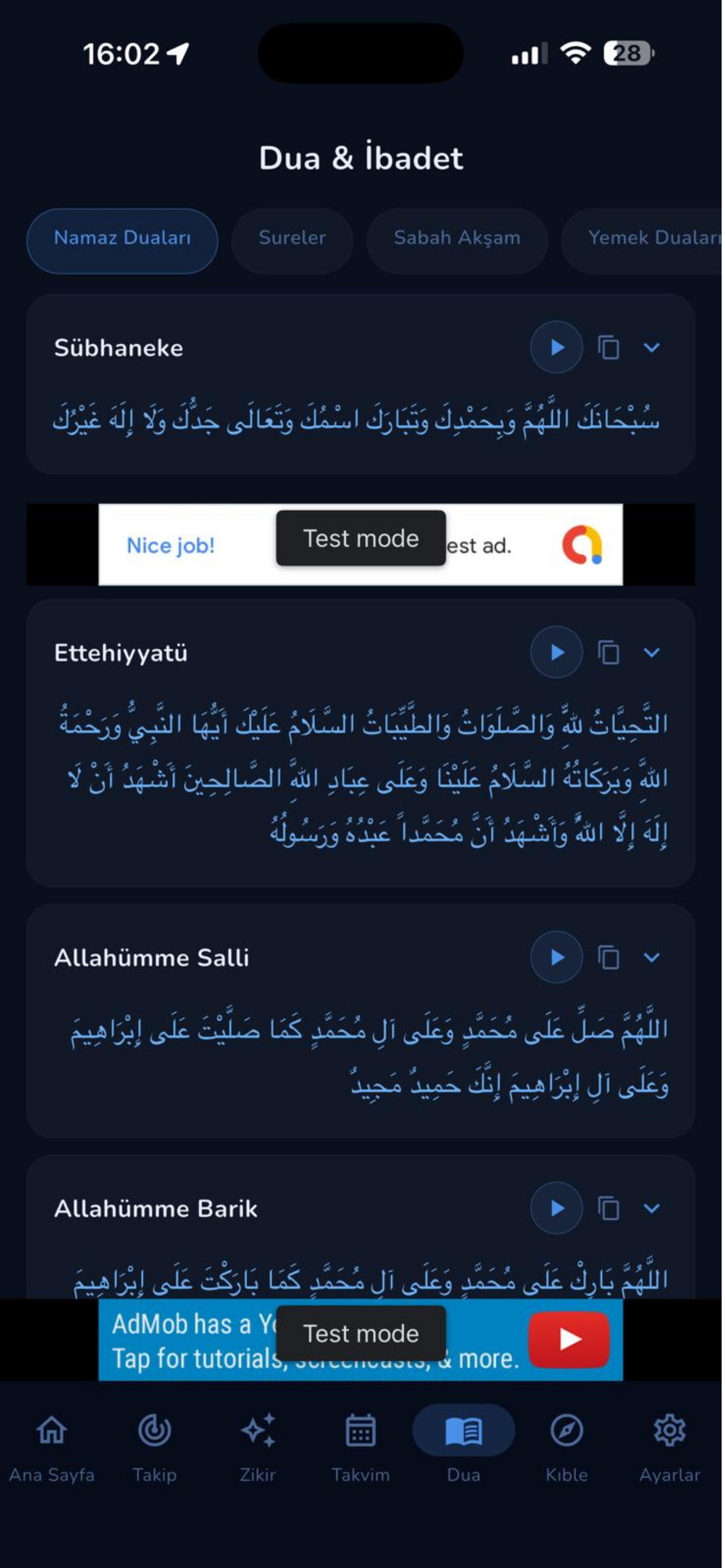 Ezan Vakitleri: Pro